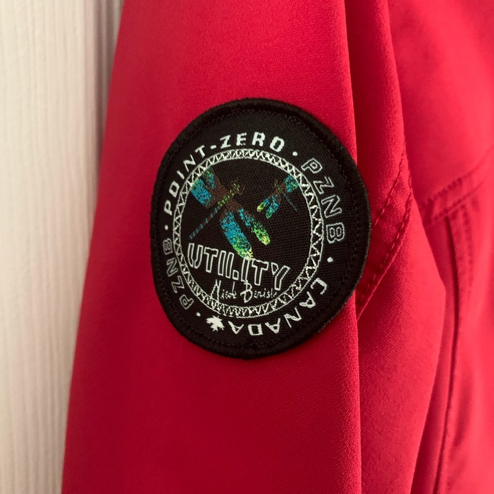 Point Zero Red Utility Jacket - Picture 4 of 5